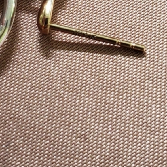 14k Gold Multi Tone Earrings - Picture 11 of 11